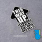 HK-SticKers 防水反光貼紙 | 車輛警示 THIS WAY UP 請保持車輛距離 反光車貼 貼紙 - HK-SticKers