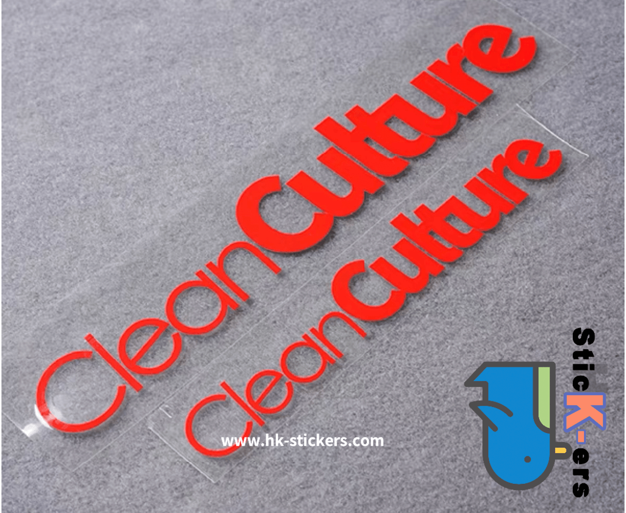 HK-SticKers 防水反光貼紙 | 文青風格 Clean Culture改裝文化 個性 反光車貼 貼紙 - HK-SticKers