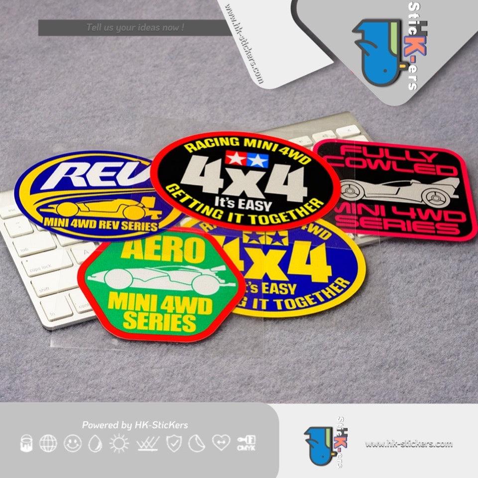 HK-SticKers 防水反光貼紙 | 實現兒時夢想創意貼紙 定制四驅車裝飾反光貼 SUV車貼 - HK-SticKers