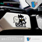 HK-SticKers 防水反光貼紙 | XO烏鴉請勿碰我貼紙 危險人物創意電動車反光貼 - HK-SticKers