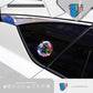 HK-SticKers 防水反光貼紙 | JDM 哥斯拉 三角窗貼紙 改裝車個性裝飾 反光貼 車身貼 - HK-SticKers