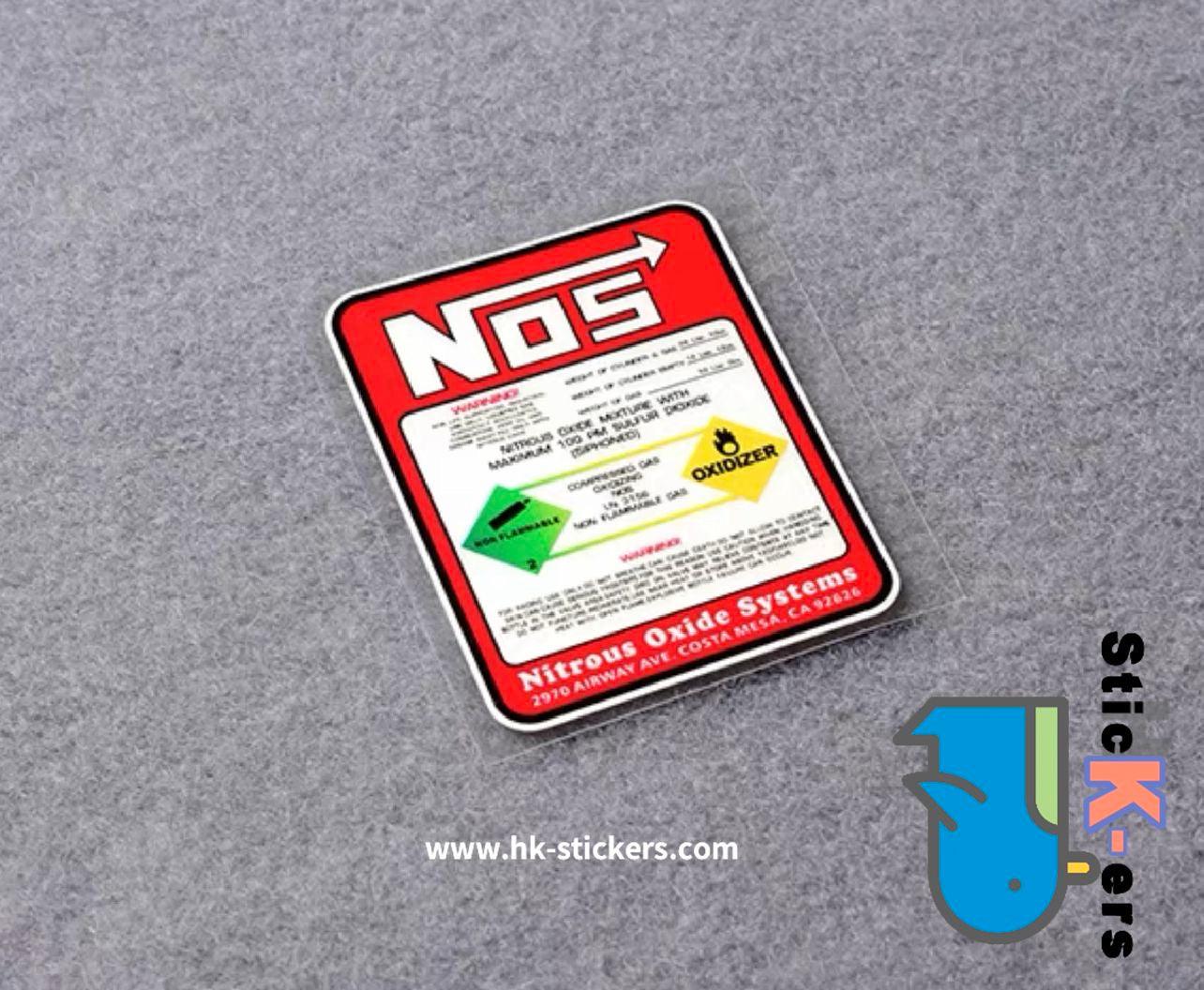 HK-SticKers 防水反光貼紙 | 搞怪氮氣貼紙 車內車載滅火器裝飾車貼 創意定制反光貼 - HK-SticKers
