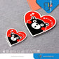 HK-SticKers 防水反光貼紙 | 吉祥物 熊本 心形 有誰在嗎 趣味可愛 反光車貼 貼 - HK-SticKers