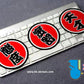 HK-SticKers 防水反光貼紙 | 文字 天才 新手 個性  圓形 反光車貼 貼紙 - HK-SticKers