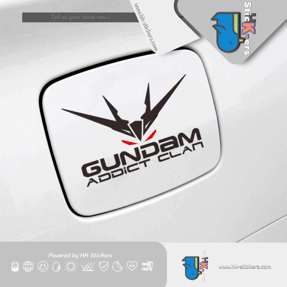 HK-SticKers 防水反光汽車貼紙 | 高達GUNDAM貼紙 汽車電動車電腦箱包貼紙擋風玻璃反光貼 - HK-SticKers