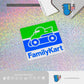HK-SticKers 防水反光貼紙 | 車貼趣味家庭卡丁車貼紙惡搞創意平衡車車身擋風玻璃裝飾反光貼go kart - HK-SticKers
